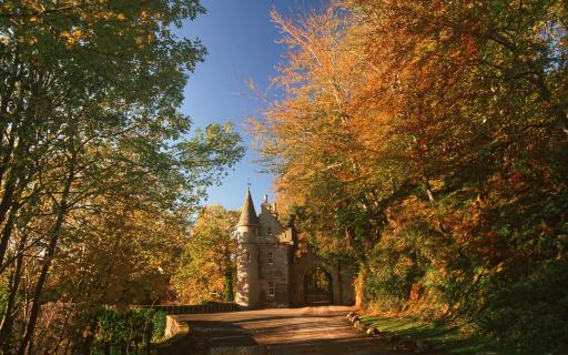 Gatehouse to Ballindalloch Castle.