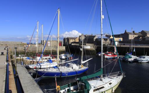 Lossiemouth Harbour, Moray.