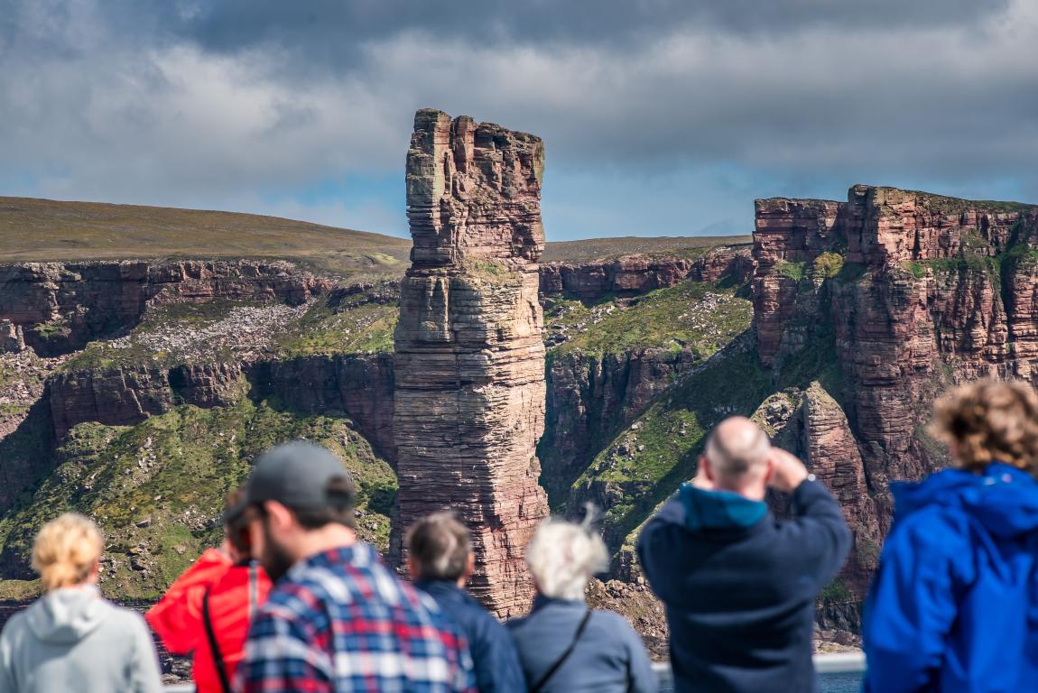 Old Man of High is an impressive sea stack. (Credit: Airborne Lens)