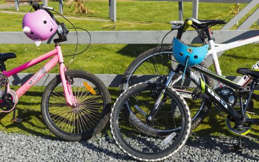 One of the best ways to explore Cumbrae is by bike available to hire on the Island.