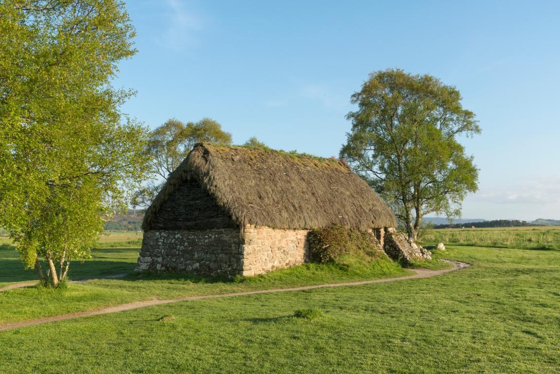 Old Leanach Cottage on Culloden Battlefield is believed to be the only remaining building from the battle in 1746.