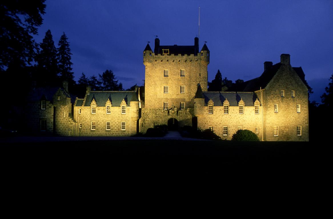 Looking Over To A Floodlit Cawdor Castle