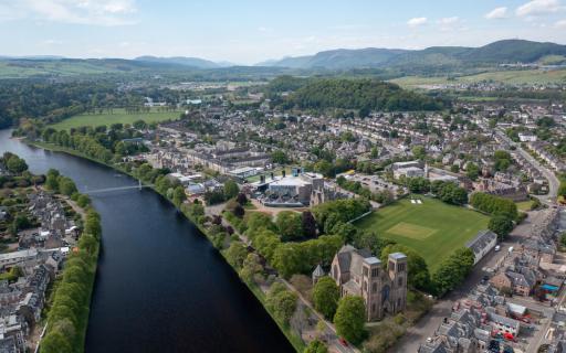 Inverness drone footage