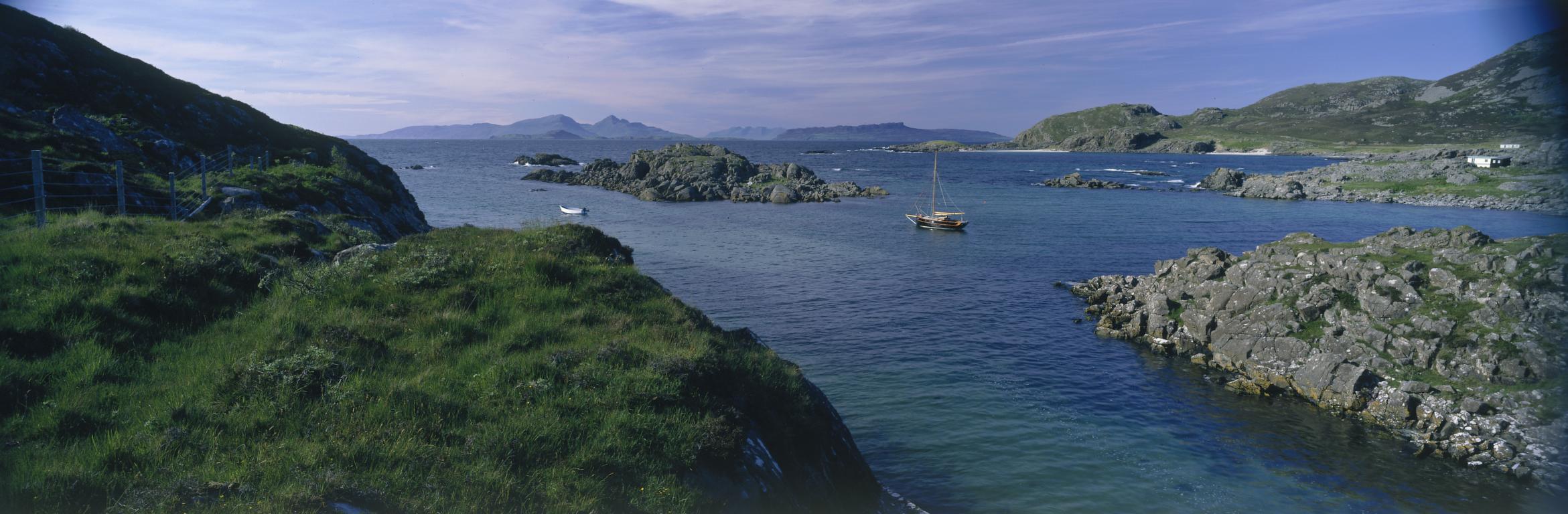 The Small Isles from Arisaig (Credit: VisitScotland/Paul Tomkins)