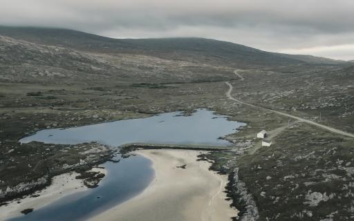 Shaped by glacial shifts, Harris' landscape is extraordinary.