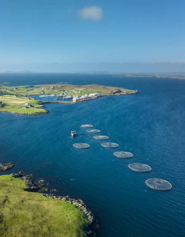 Whalsay, Shetland (Credit: Airborne Lens)