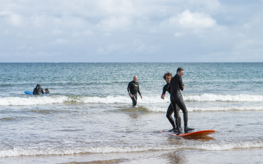 SurfABLE, Moray offer adaptive surfing lessons.