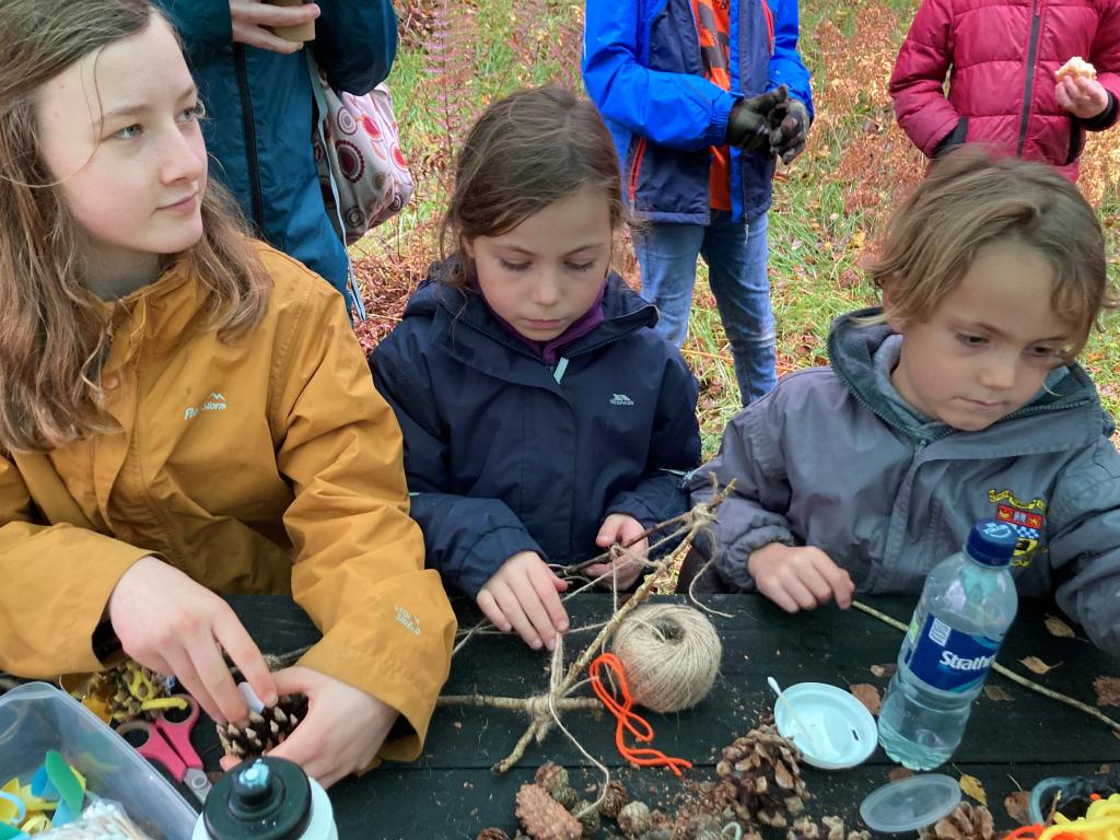                         Woodland Crafts at Bute Forest, Argyll and the Isles (Credit: Bute Community Forest)
                        