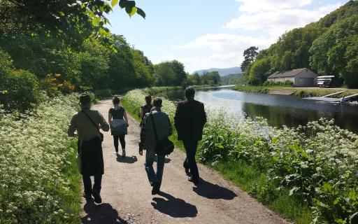 Nature 4 Health walk at the Caledonian Canal, Inverness